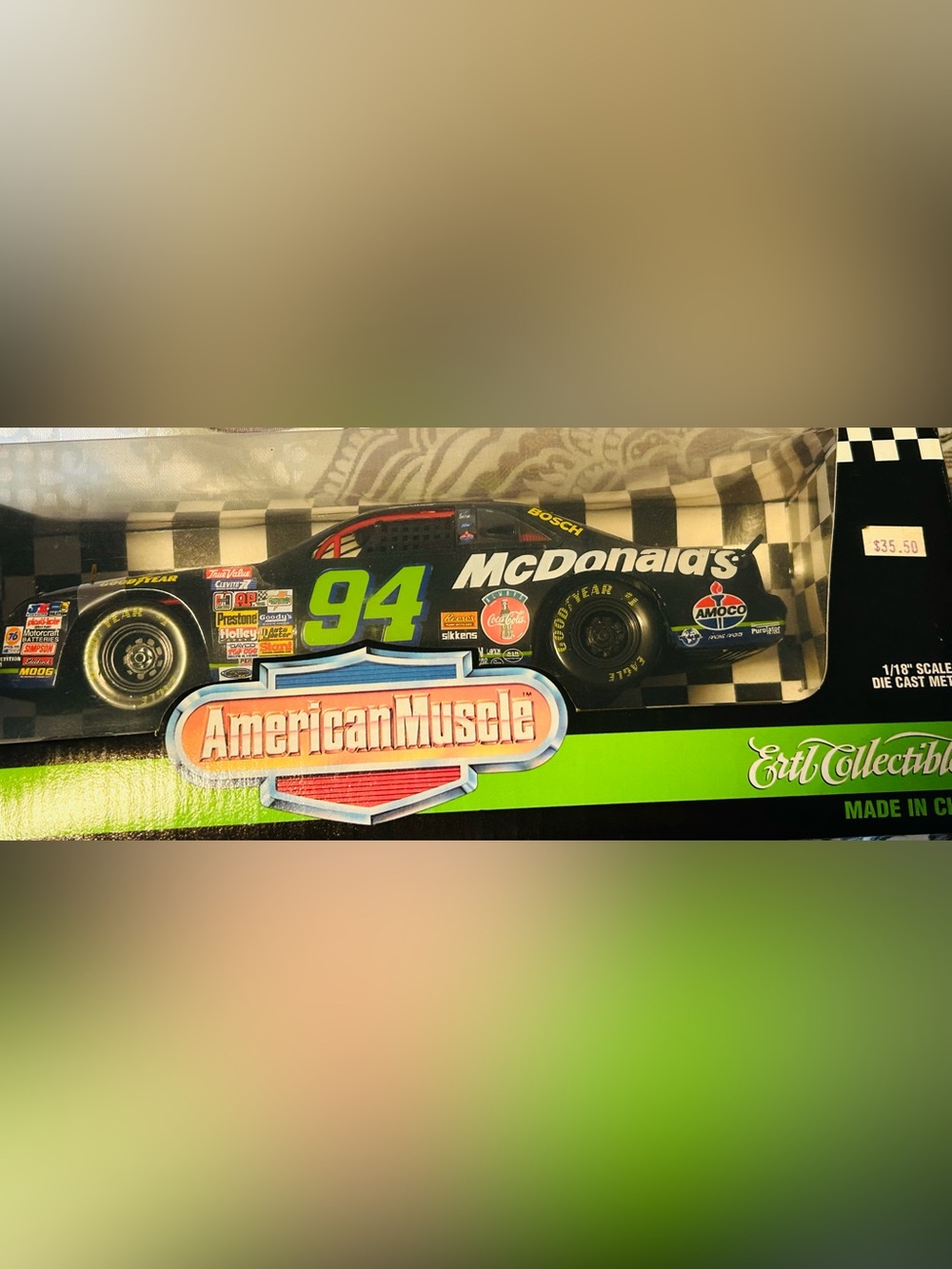 Ertl American Muscle McDonalds Thunderbat #94 Bill Elliott 1:18th scale 1995